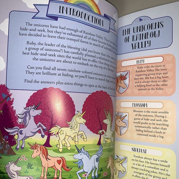 Book Where's the Unicorn? A Magical Search Find by Jonny Marx 2018 Kids Girl's - Picture 10 of 10